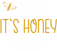 Smile, it's honey - weißes Logo